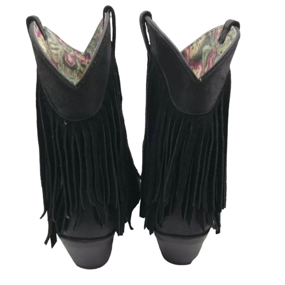 *VERY RARE HTF* Ariat Gold Rush Boots in Black Size 6 *NWOT*--not made anymore-- - Picture 4 of 9